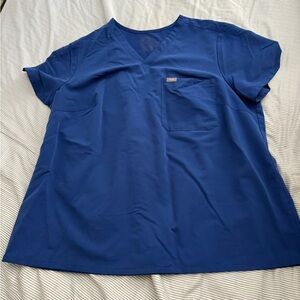 Winning blue Figs scrub top. Xxl